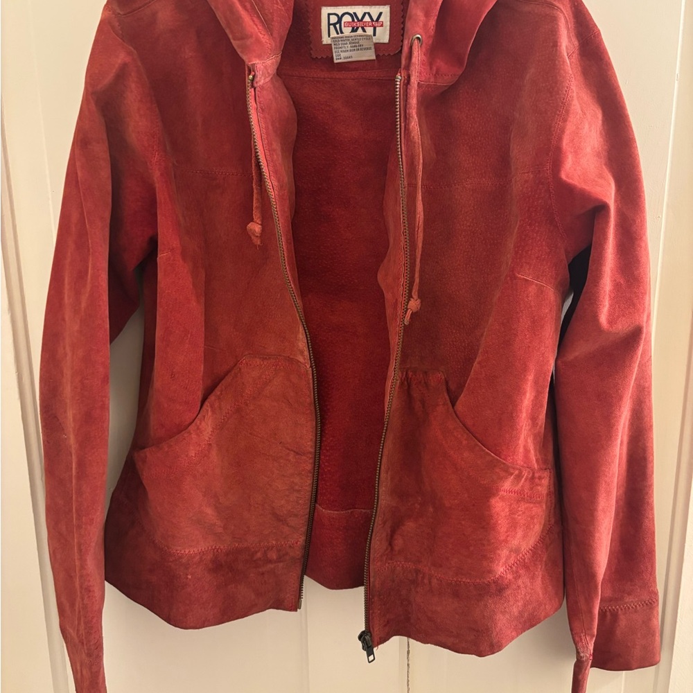 Roxy Women's Red Suede Jacket